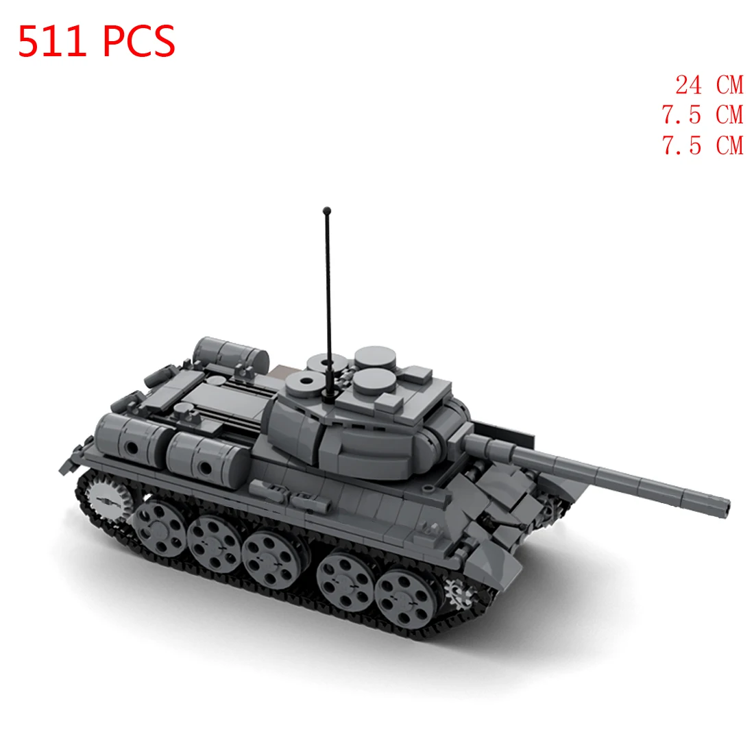 hot military WWII technical Soviet Army T-34/85 Medium Tank vehicles equipment self defense war brick weapon Building Block toys