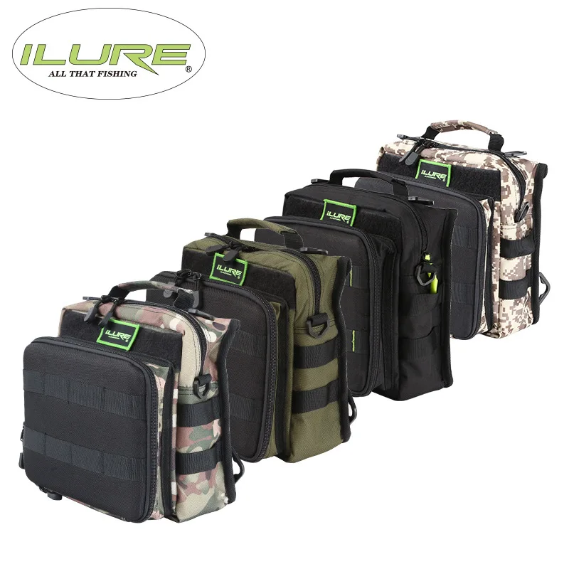 

Ilure Fishing Gear Warriors Multi-functional Saddle Bag Soft Bait Accessories Fishing Gear Shoulder Bag chu kou bao
