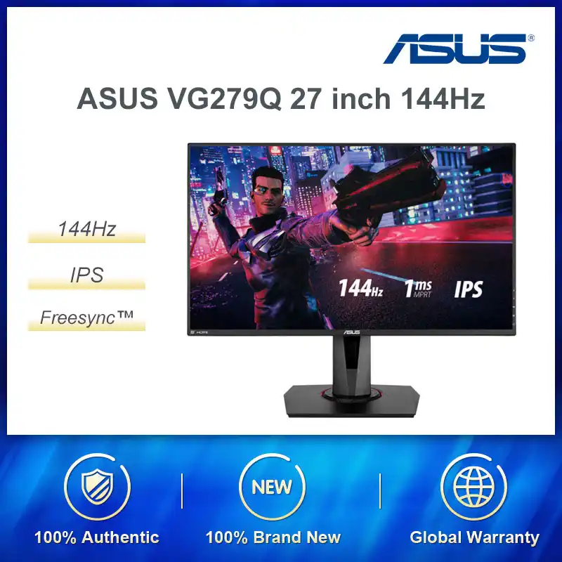 Asus Vg279q 27 Full Hd 1080p Ips 144hz 1ms 2k Gaming Monitor Eye Care Mprt Dvi Dp Hdmi V2 0 Freesync Adaptiv Lcd Monitors Aliexpress