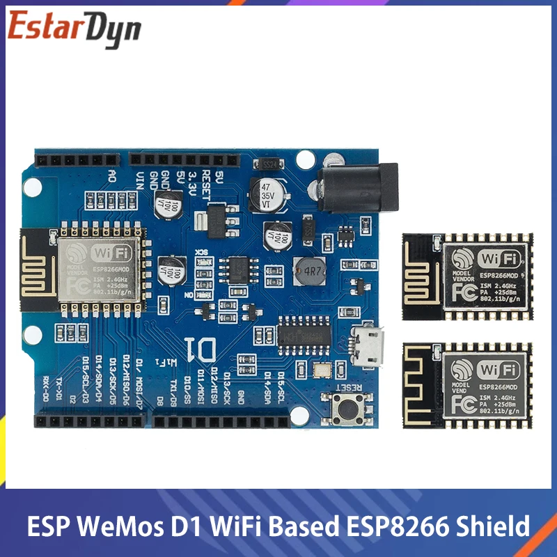 Умная электроника ESP 12F/12E WeMos D1 Wi Fi UNO основе ESP8266 щит для Arduino совместимый с