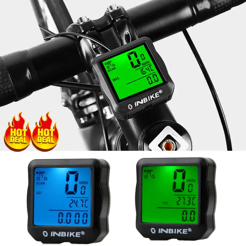 wired bike computer with cadence