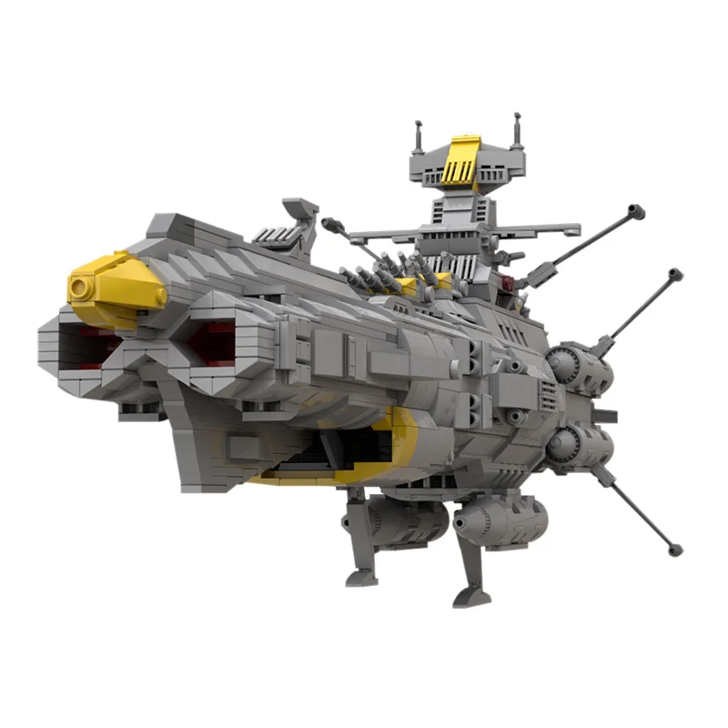 Star Space Series Space Warship Ship Yamato Famous High-tech Building Blocks Toy Space Ship Kids Gift Bricks Set Star Space Series Space Warship Ship Yamato Famous High-tech Building Blocks Toy Space Ship Kids Gift Bricks Set