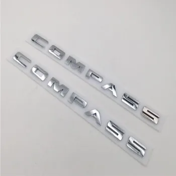 

For JEEP Emblem Sticker Car Styling Compass Patriot Letter Badge Logo Brand Door Fender Tail Trunk Emblem Sticker
