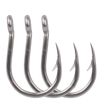 

Sea fishing stainless steel hook with barbed belt hook hook seawater corrosion boat hook iron plate hook