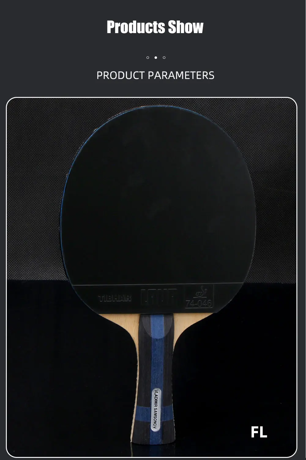 Tibhar table tennis racket