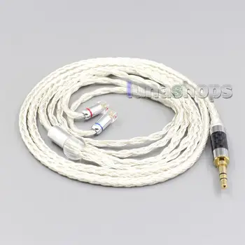 

LN007243 16 Core OCC Silver Plated Headphone Earphone Cable For UE11 UE18 pro QDC Gemini Gemini-S Anole V3-C V3-S V6-C