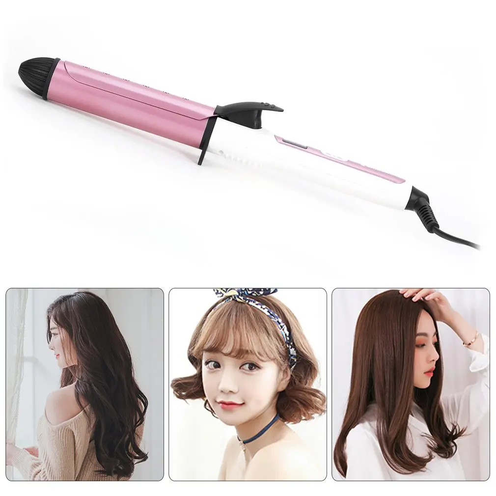 SHINON TG-8760 Professional Digital Hair Curler Hair Styling Tool Wavy Hair Making Tool Magic Curling Iron Stick Portable