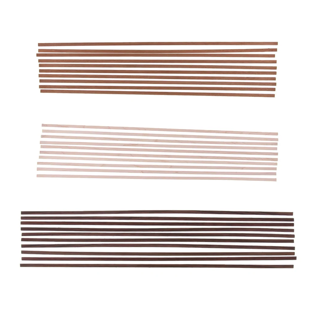 10 pcs Wood Guitar Strip Luthier Binding Purfling Inlay Stringed Instruments for Guitar Body Parts 10 pcs Wood Guitar Strip Luthier Binding Purfling Inlay Stringed Instruments for Guitar Body Parts