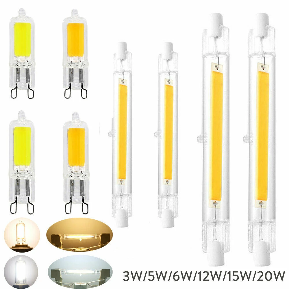 min creëren Nederigheid 60w 120w 150w 200w Halogen Lamps Replace Dimmable R7s Led Light Bulb 78mm  118mm Cob Ceramic Glass Tube Light - Led Bulbs & Tubes - AliExpress