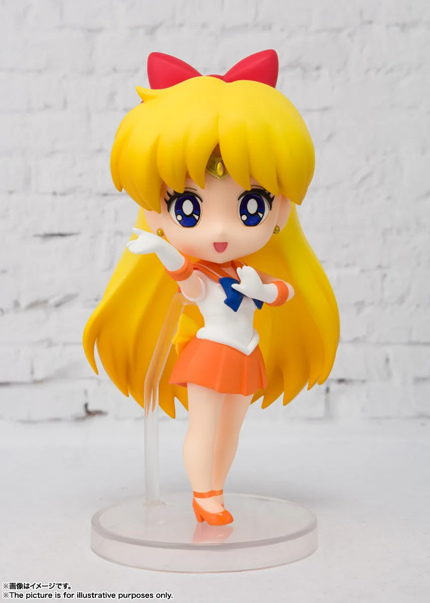 PrettyAngel-оригинальные BANDAI духи Figuarts mini 25th Сейлор Мун Меркурий парусник Юпитер Венера фигурки