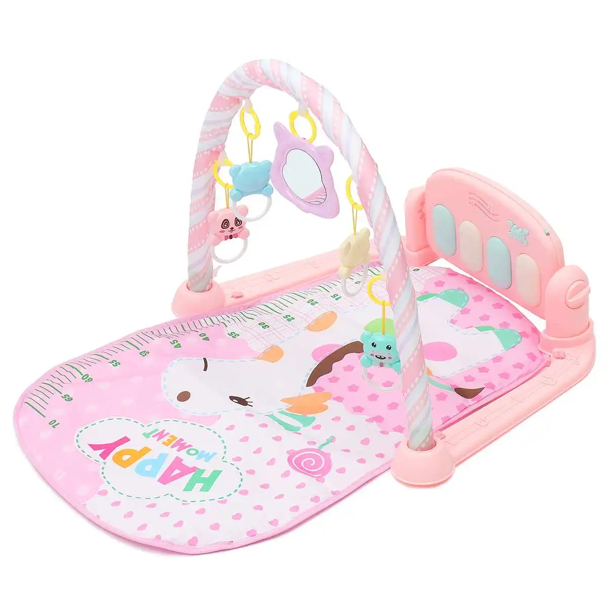  Baby Play Mat Kids Rug Educational Puzzle Carpet With Piano Keyboard And Cute Animal Playmat Baby G