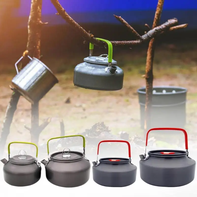 

Portable Outdoor Camping Teapot Aluminum Alloy Water Bottle Corrosion Resistance Hard Oxidation Treatment Kettle Pot Cookware