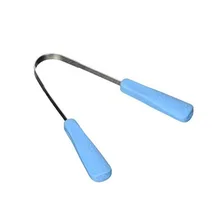 Скребок для языка Очиститель из нержавеющей стали скребок очиститель с силиконовой ручкой зубная щетка для свежего дыхания и инструменты для ухода за полостью рта