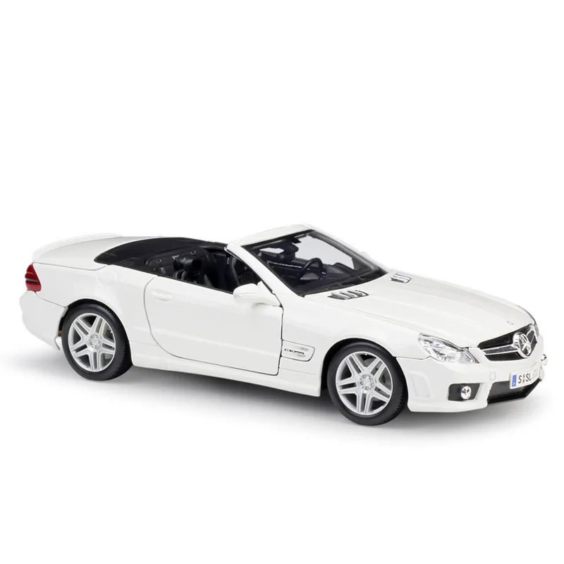 Maisto 1:18 Mercedes-Benz SL63 AMG спортивный автомобиль-трансформер из сплава Модель автомобиля коллекция Подарочная игрушка