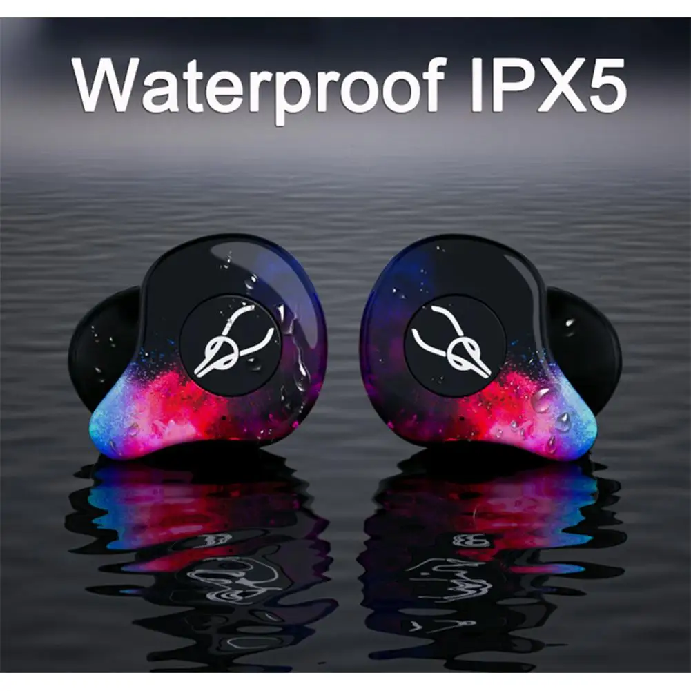 SABBAT X12pro Mini Bluetooth 5,0 Беспроводные наушники с 750 мАч зарядным устройством IPX5 водонепроницаемые спортивные наушники-вкладыши стерео гарнитура