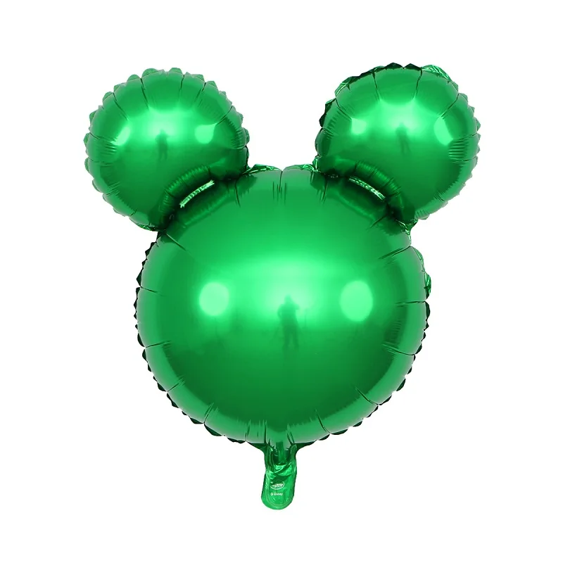 16 2 шт. 24 дюйма Микки Алюминий Фольга надувные шары Mickey Minnie головка гелий Globos Baby Shower на тему дня рождения вечерние декоративный воздушный шар - Цвет: 16
