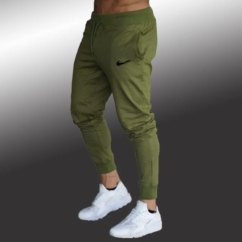 BINTUOSHI дышащие спортивные брюки мужские s брюки для бега с карманами высокая эластичность тренировки Joggings фитнес брюки для мужчин брюки - Цвет: Photo Color 6