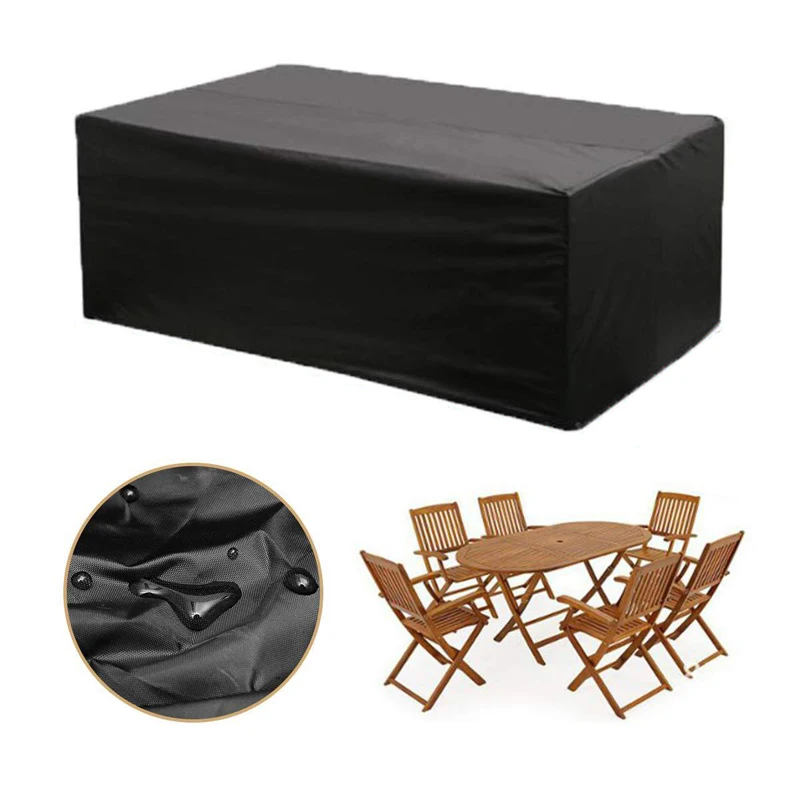 

Outdoor Lawn Patio Furniture Cover Waterproof Oxford Cloth Yard Garden Sofa Table Protector Rain Snow Dustproof Protection Cover