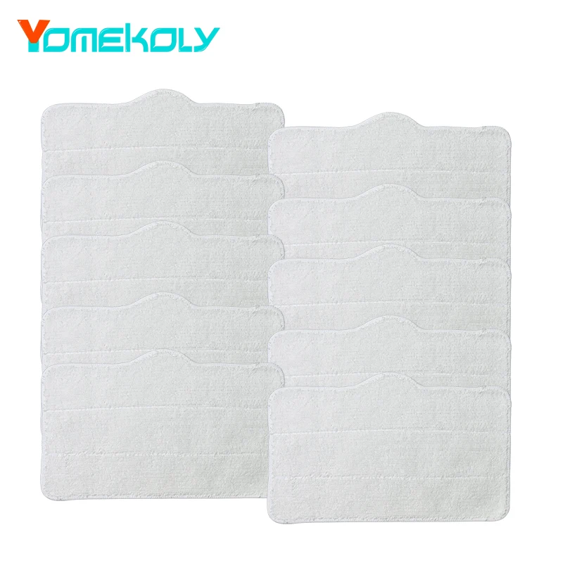 Goede 10PCS Composite fiber Mop pad voor Xiaomi Deerma DEM ZQ600 610 Mop doek Multifunctionele Stofzuiger schoonmaakdoekje