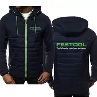 2021 New Men Hoodies for Festool Tools Spring Autumn Jacket Casual Sweatshirt Long Sleeve Zipper Hoody 1