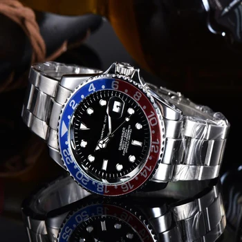 

AA Luxury Brand Men's Watch Stainless Steel Bracelet Quartz Watch Casual Fashion Luminous Watch Men