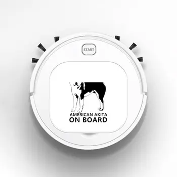 

Auto USB Sweeping 1800Pa Multifunction Smart Robot Vacuum Cleaner Dry Wet Vacuum Floor Cleaner American akita on board funny