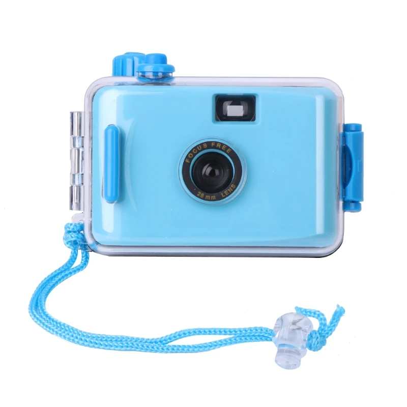 Underwater Waterproof Lomo Camera Mini Cute 35mm Film With Housing Case New - Цвет: 8QQ100076-BL