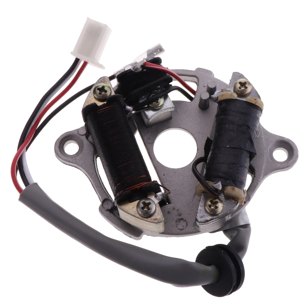 Motorcycle Stator Magneto Ignition Coil Assy for Yamaha PW50 PW60