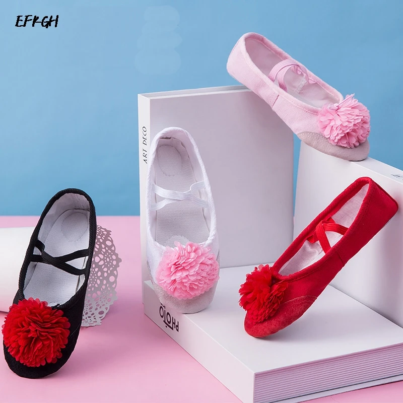 

2019 Candy Colors Big Flower Child First Walker Prewalker Soft Bottom Anti-slip Shoes Footwear Classic Princess Girl Dance Shoes