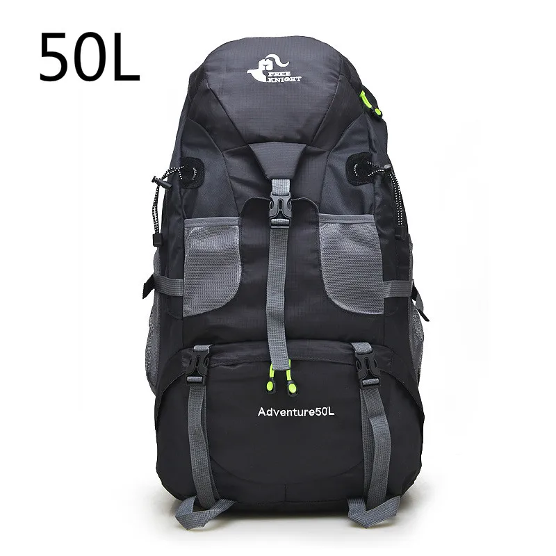 60L нейлон/Оксфорд Водонепроницаемый сухой мешок Открытый Высокое качество путешествия рюкзак для мужчин женщин Кемпинг Альпинизм Туризм Рюкзаки - Цвет: Black-50L