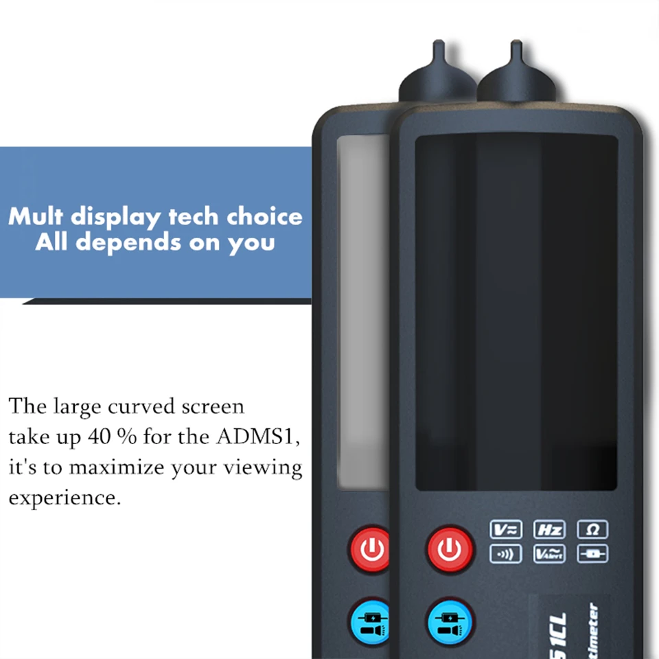 BSIDE 2.4’‘ LCD Voltage Detector Non-contact Circuit Volt Tester Pen Voltmeter NCV Socket Live Wire Check Hz Ohm Continuity