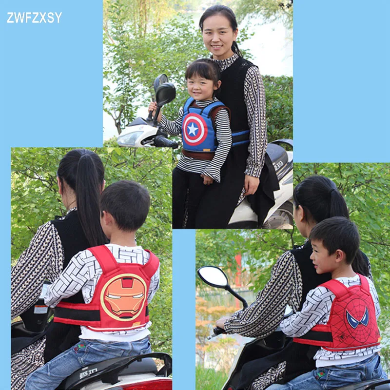 pequeño impermeable Más que nada Children's motorcycle bicycle safety seat riding harness safety belt _ -  AliExpress Mobile
