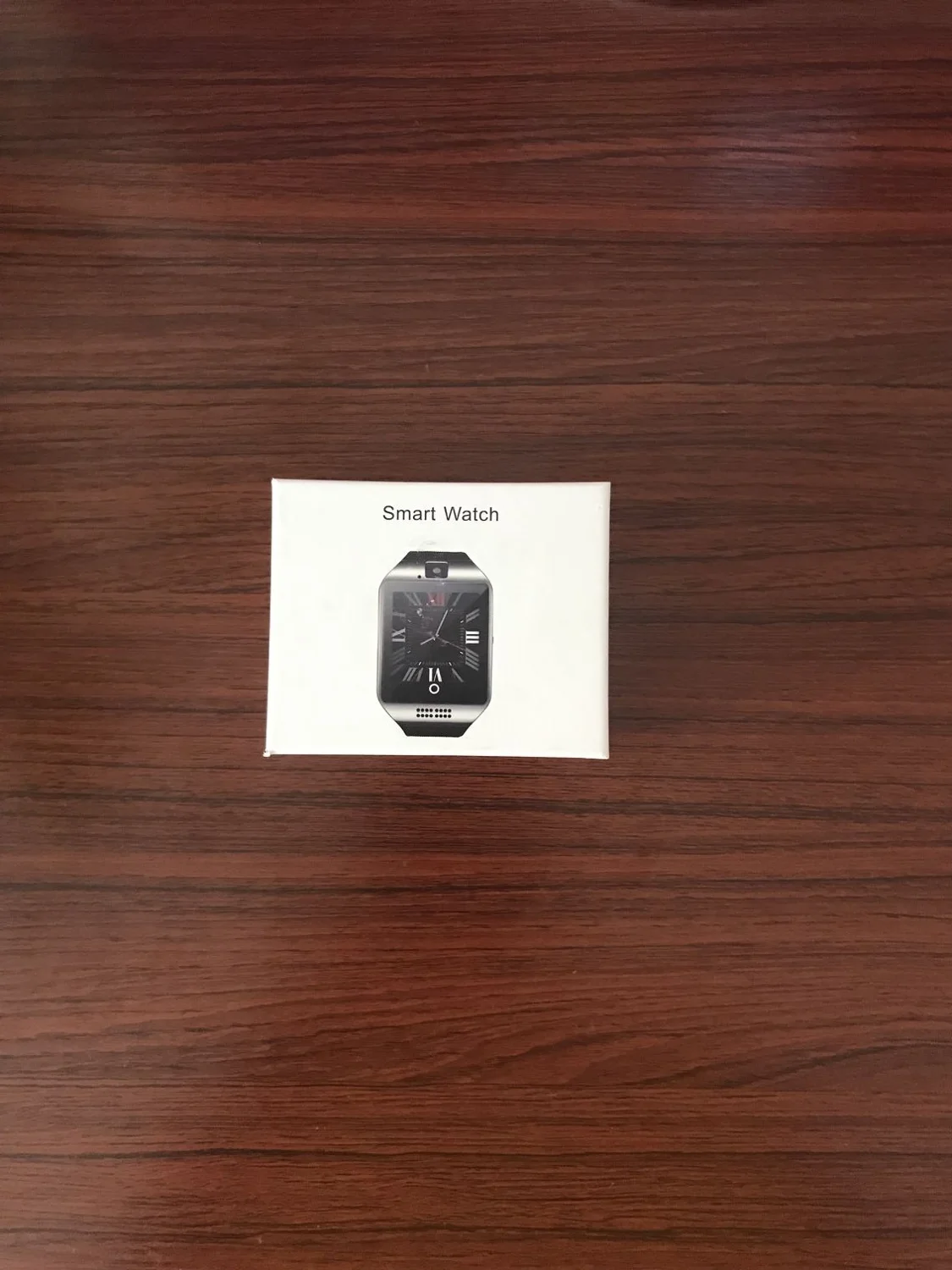 Box without watch Мужские умные часы Q18 с Bluetooth с сенсорным экраном и большой батареей, поддержка TF sim-карты, камера для телефона Android, умные часы PK DZ09 - Цвет: Box without watch