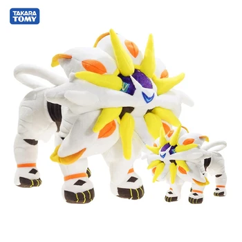 

New Anime Pokemon Evolution Figures Sun&Moon Pocket Stuffed Animals Monster Solgaleo Plush Christmas Baby Toys For Boys 50cm