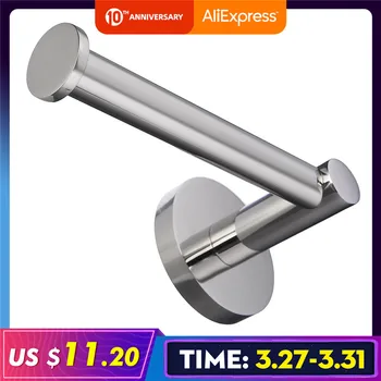 

304 Stainless Steel Wall Mount Bathroom Lavatory Toilet Rolling Roll Paper Holder Tissue Storage Box 2020 NEW