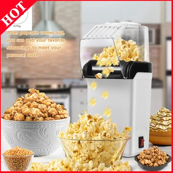 

Air Popcorn Popper Maker, Electric Hot Air Popcorn Machine-1200W, Oil-Free