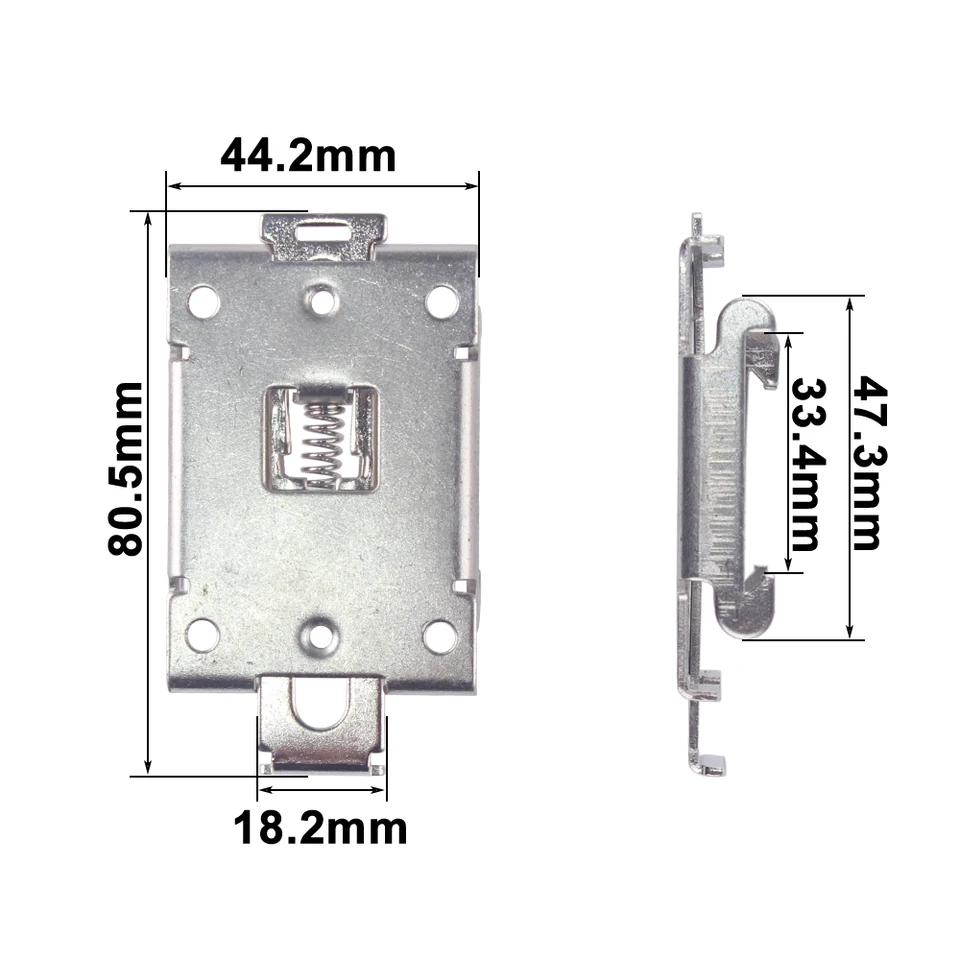 Din Rail 35mm Rail Mount Adapter Mounting Rail, Rail Mount Bracket, For ...