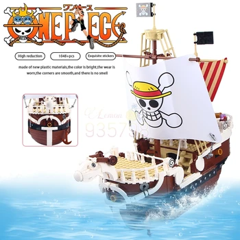 

Single Sale SY6297 ONE PIECE Anime Figures Pirate Ship Luffy Chopper Figure Building Blocks Bricks Toys For Boy Children Friends