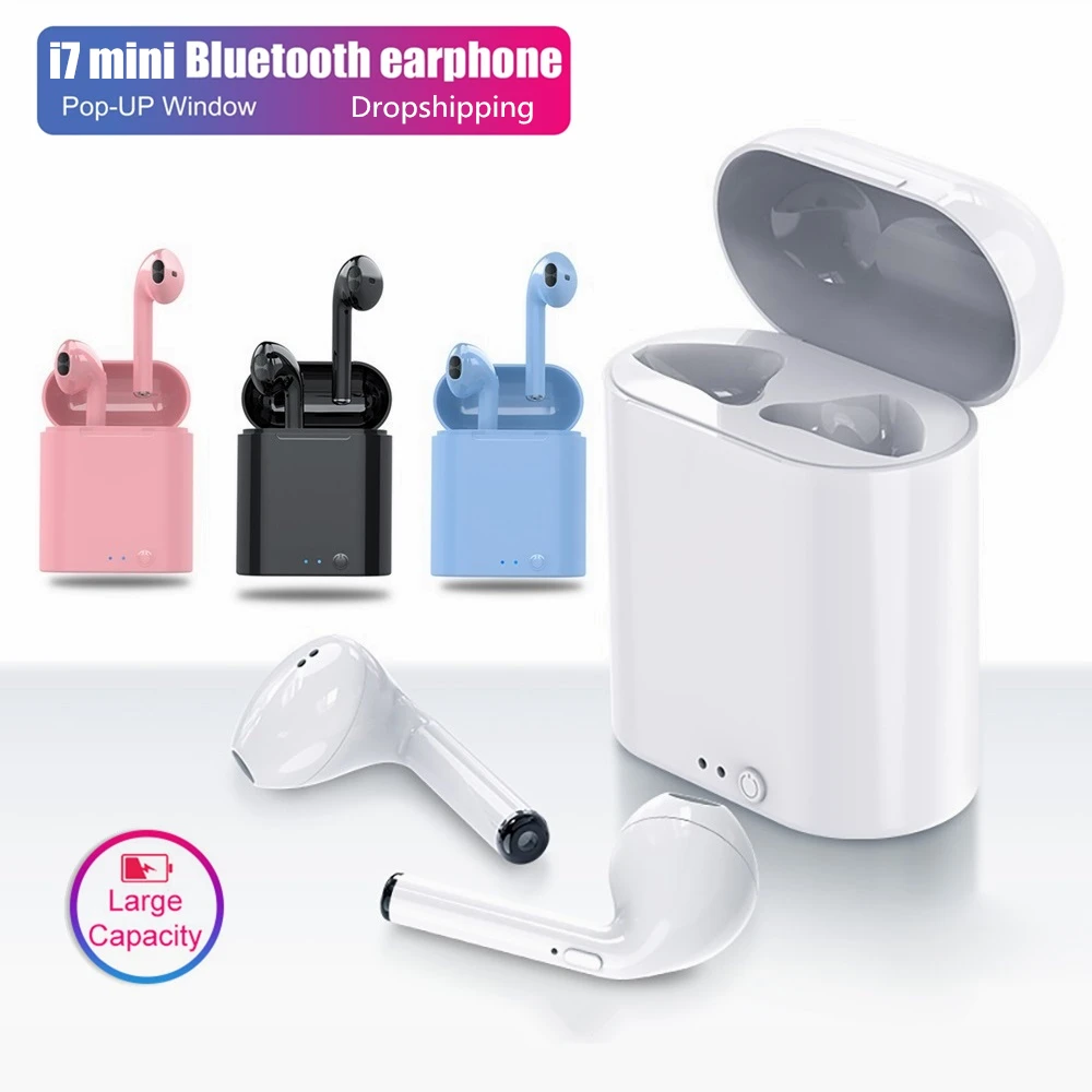 

i7s mini Bluetooth 5.0 Earphones Wireless headphones Sports Earbuds HIFI Headset with micphone Earpiece Case For Iphone Xiaomi