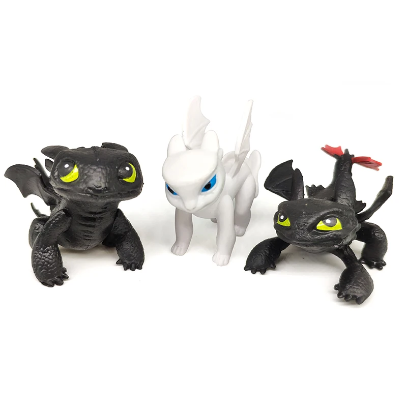 How to Train Your Dragon Night Fury Toothless Action Figures Child Toys ...