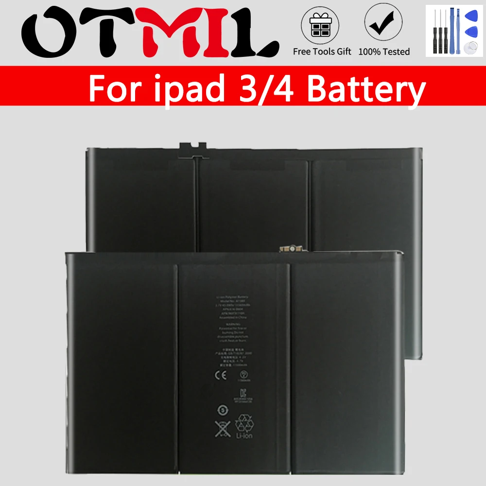 Аккумулятор для телефона планшета iPad 3/4 rd A1403 A1416 A1430 A1433 A1459 A1460 A1389 мобильный