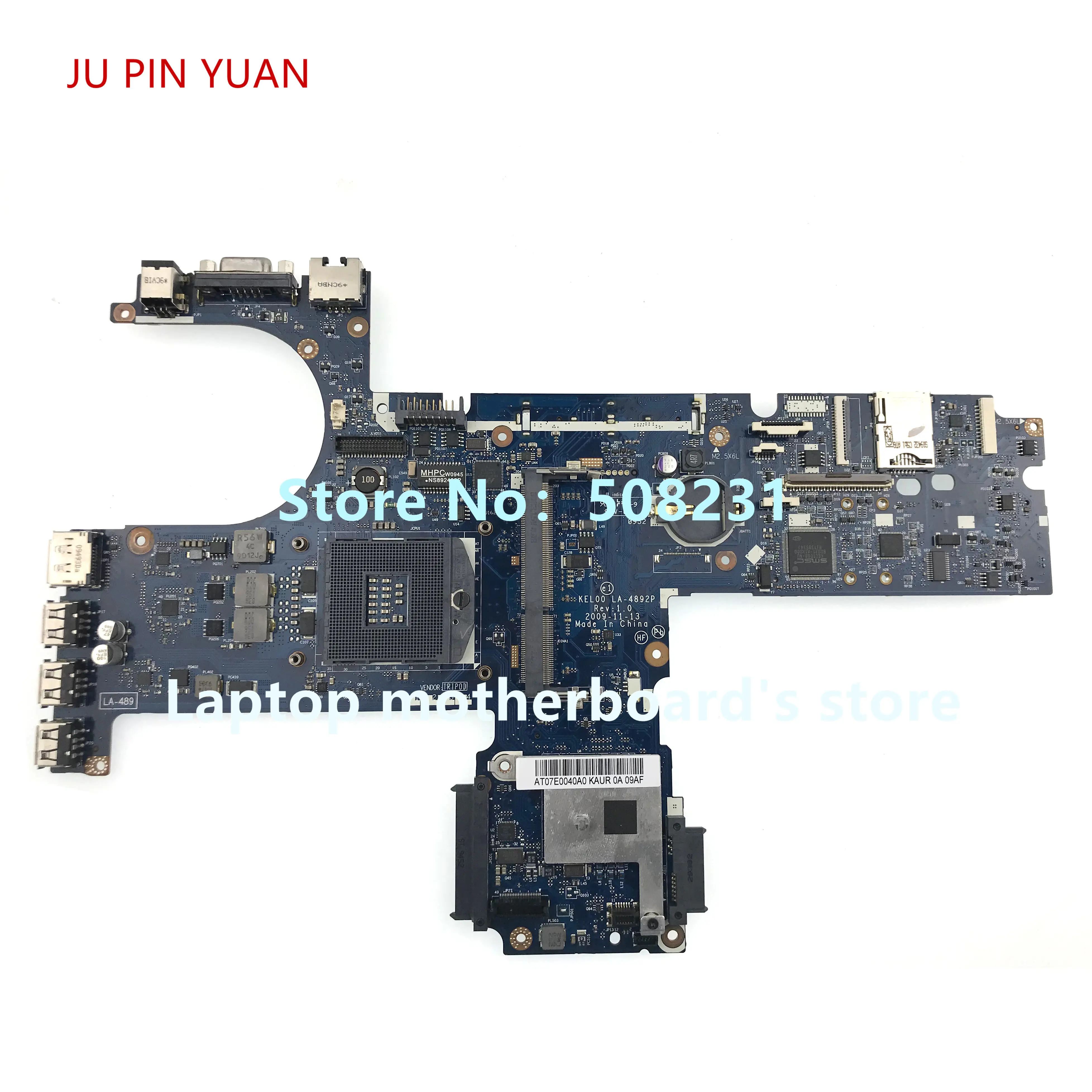 

LA-4892P 593842-001 Mainboard For HP Probook 6440B 6540B Laptop Motherboard 100% Fully Tested