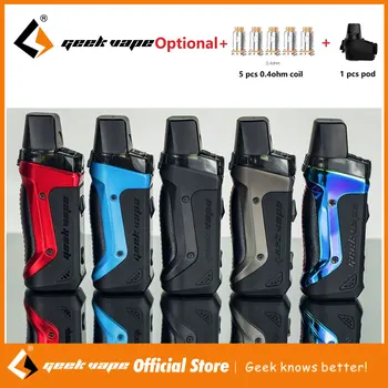 

New Geekvape Aegis Boost Pod Vape Kit with 1500mah Built-in Battery & 3ml Atomizer MTL DTL E-cig Vape kit vs Vinci / Drag Nano