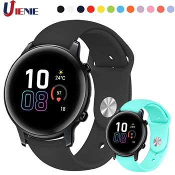 

Sport Silicone Watchband Strap for Huawei Honor Magic 2 42mm/Gt 2 42mm Bracelet Band Watch Wristband for Amazfit gts / gtr 42mm