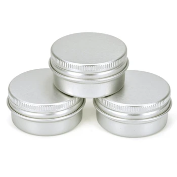 

LUDA 35 Sets of 20ML Cans Aluminum Cans Spiral Cans Round Screw Cap Container Multi-Function Storage Container