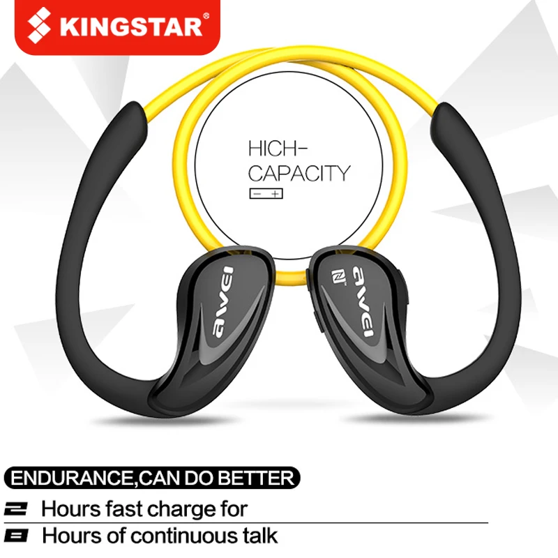 Беспроводные спортивные Bluetooth-наушники KINGSTA с микрофоном NFC | Электроника