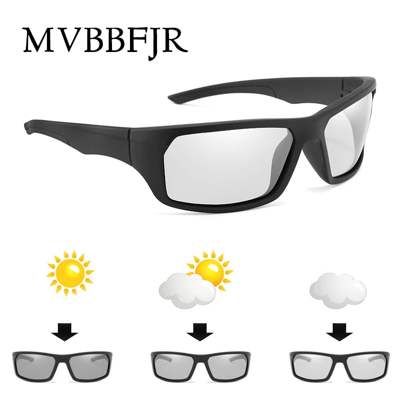 Солнцезащитные очки-Хамелеон MVBBFJR для мужчин и женщин поляризационные