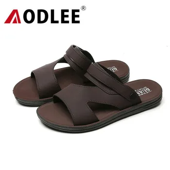 

Men Casual Sandals Slippers Shoes Summer Outdoor Sandals Men Fashion Shoes Comfort Non-slip Beach Slippers Dropshipping AODLEE