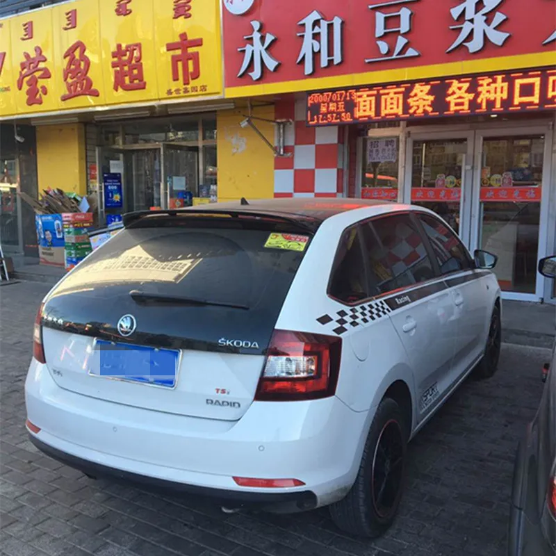 Спойлер для Skoda RAPID спойлер автомобиля 2006 2014|rear spoiler|car rear wingrear wing |