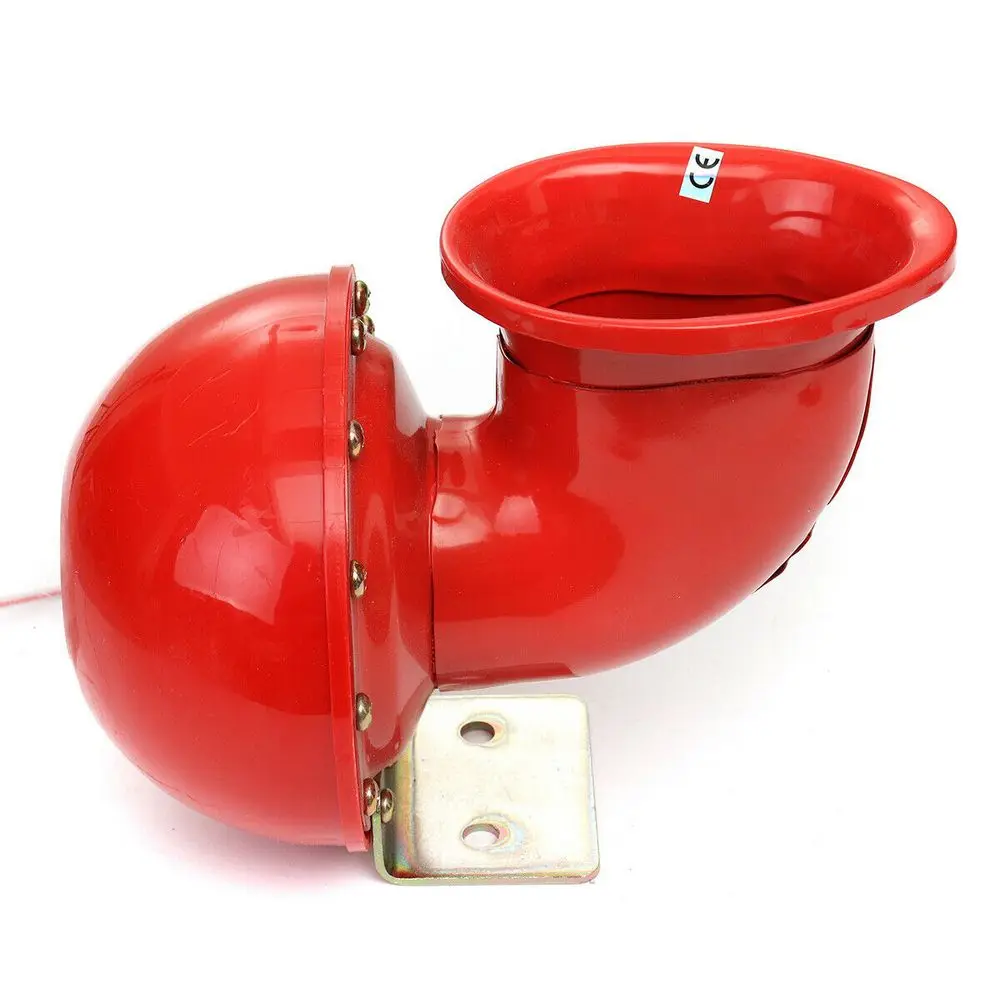 

12v Red Electric Horn Air Horn 200DB Sound Is Clear Heat Resistant Hard Low Power Consumption Easy Installation 175hz